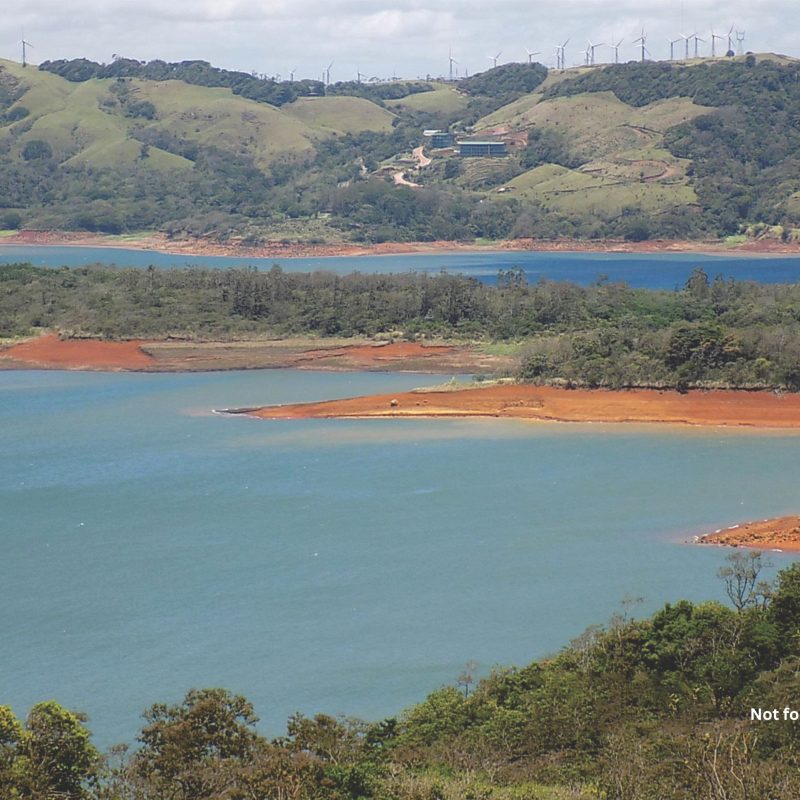 water, hills, rocks, land, grass