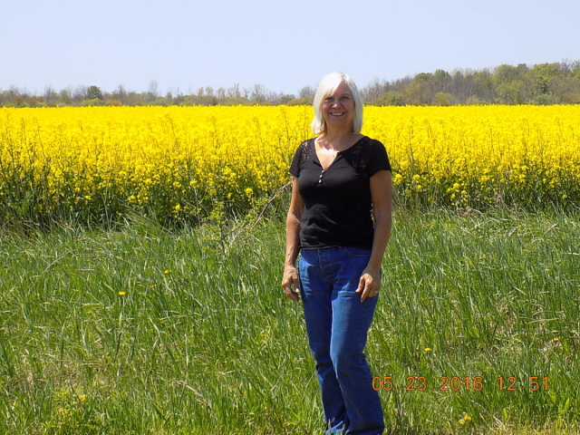 Standing in the Canola Oil Fields - Hwy 21, Kincardine, ON Mary Ann