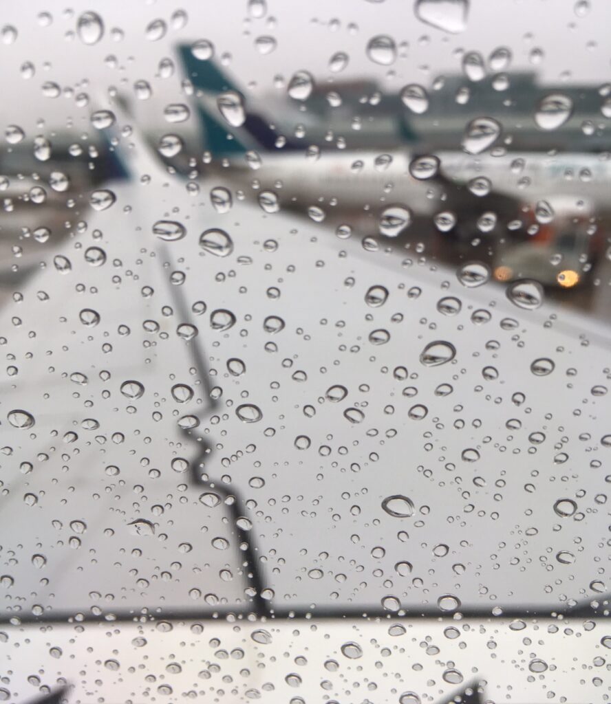 View from the plane leaving Toronto