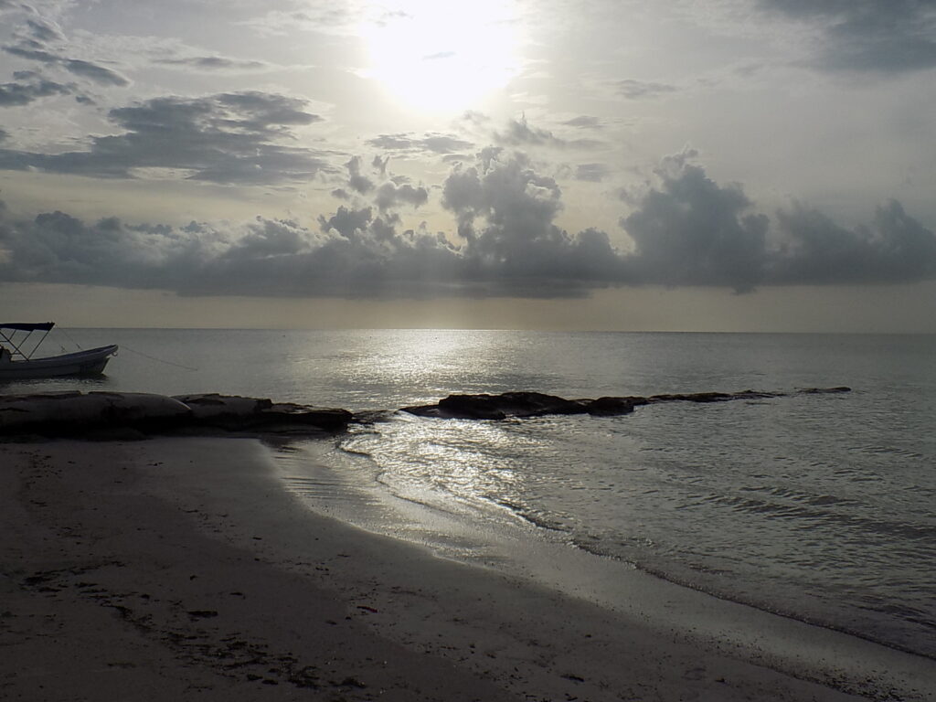 Sunset, Puerto Morelos Beach